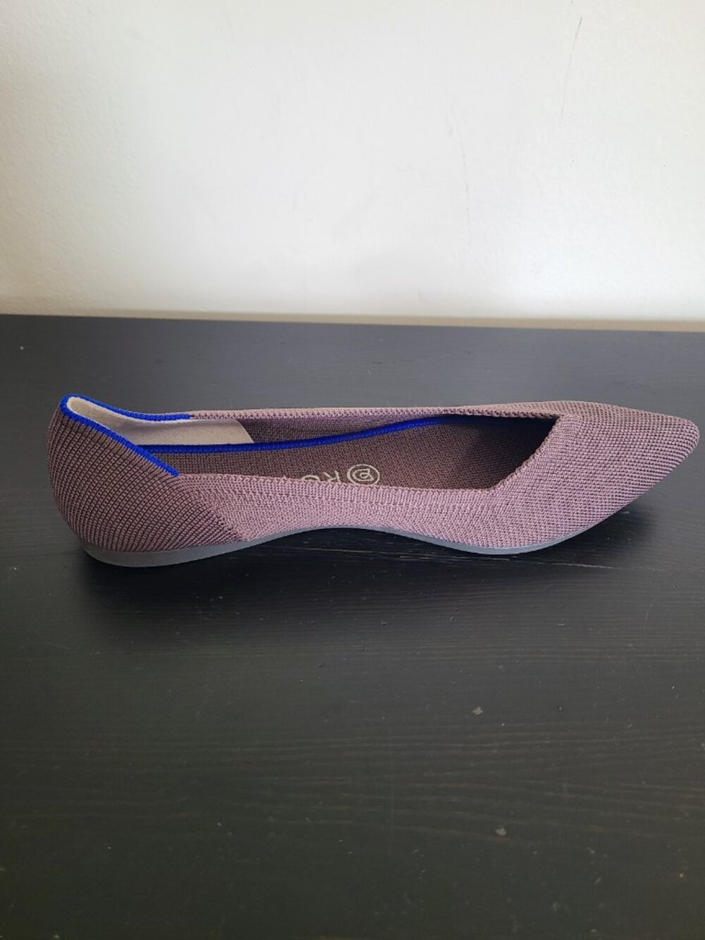 NWOT Rothy’s The Point Minl Brown Flats Shoes Size 9.5 - Picture 5 of 9